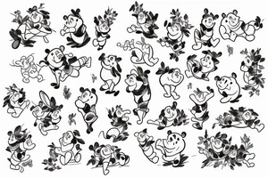 Winnie the pooh tattoo idea