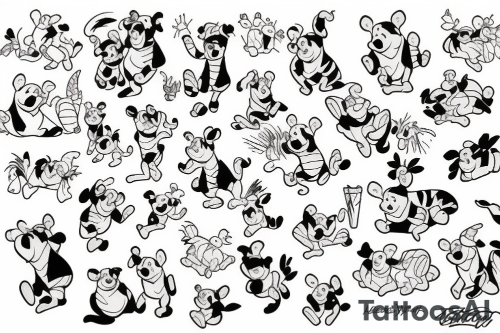 Winnie the pooh tattoo idea