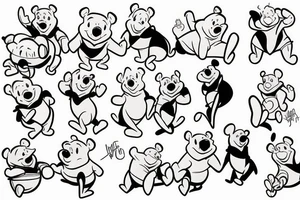 Winnie the pooh tattoo idea