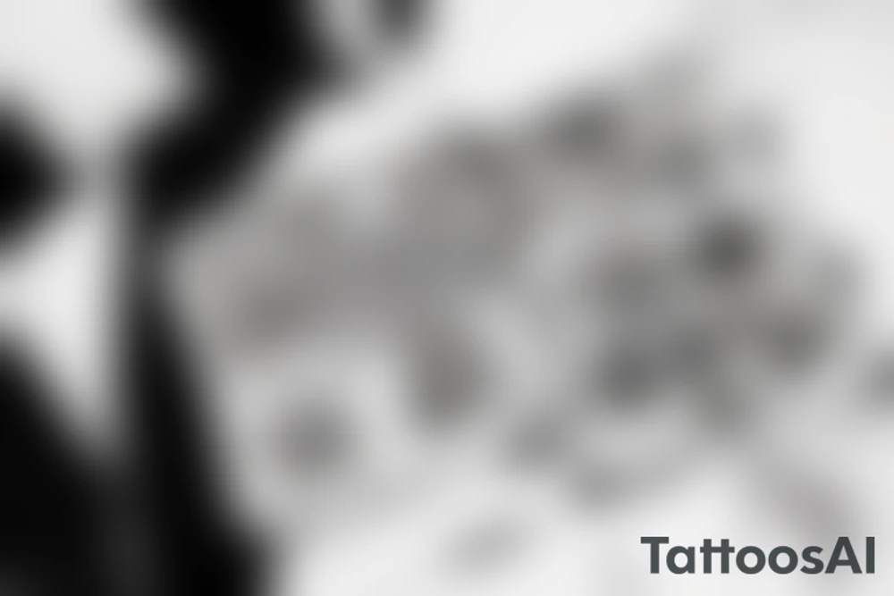 airplane suitcase tattoo idea