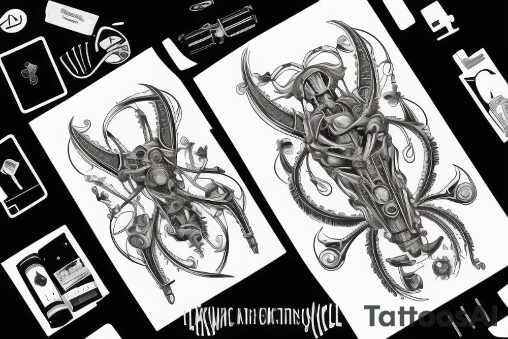 airplane suitcase tattoo idea