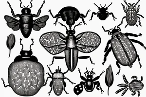a beetle tattoo idea