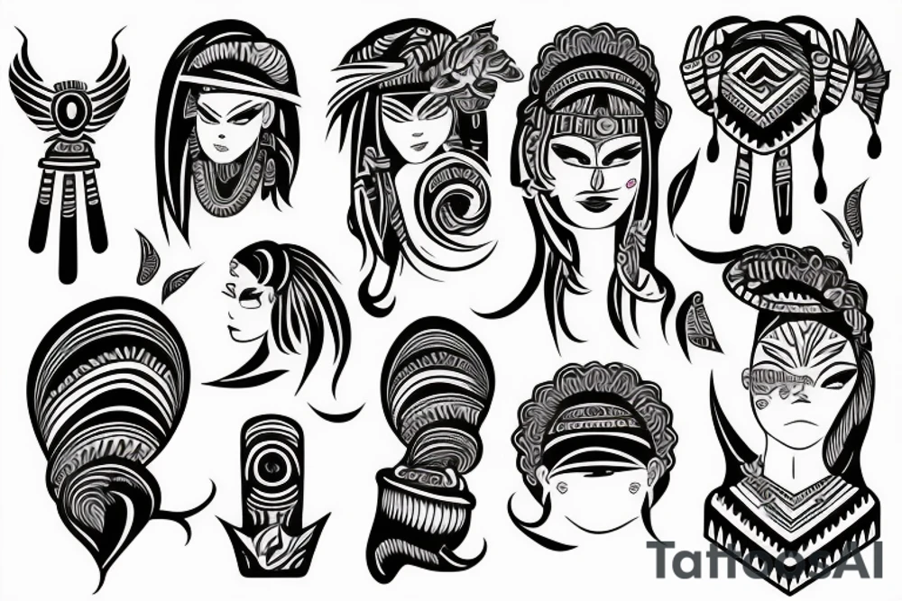 A girl with luggage wants to travel with airplane tattoo idea