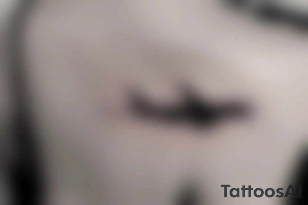 a minimal tatoo shows an airplane flying out of a suitcase to travel tattoo idea