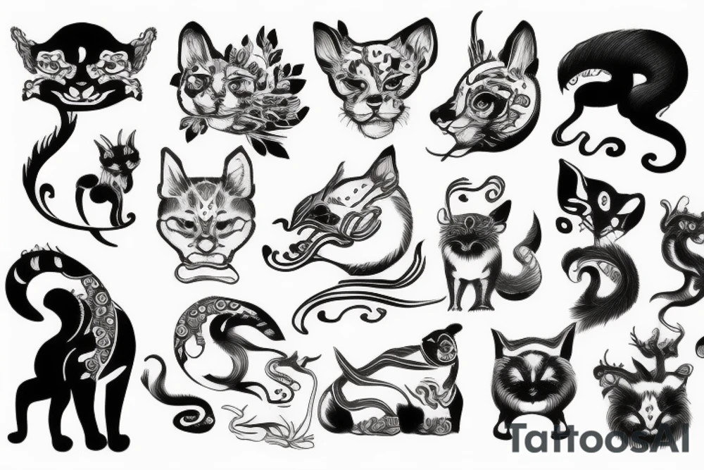 chinese animal tattoo idea