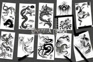 chinese animal tattoo idea