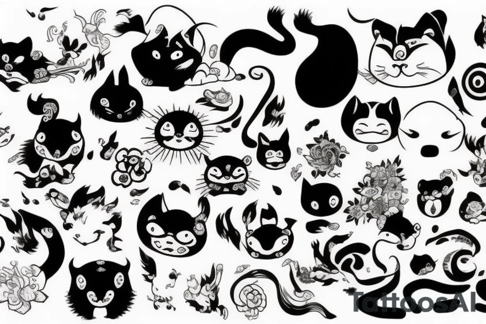 chinese animal tattoo idea