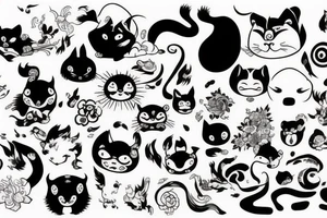 chinese animal tattoo idea