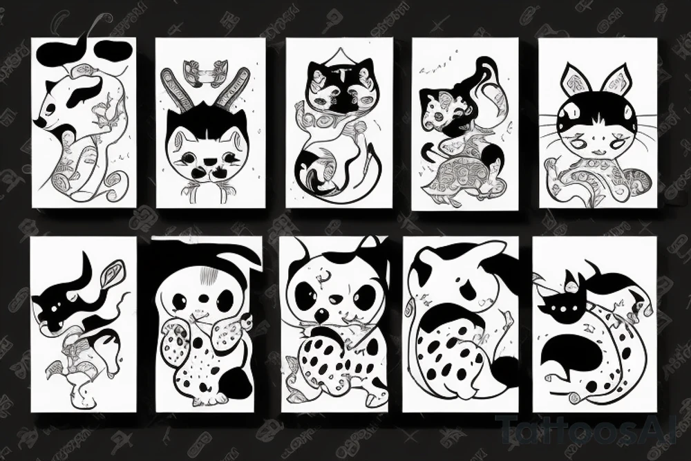 chinese animal tattoo idea