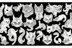 chinese animal tattoo idea