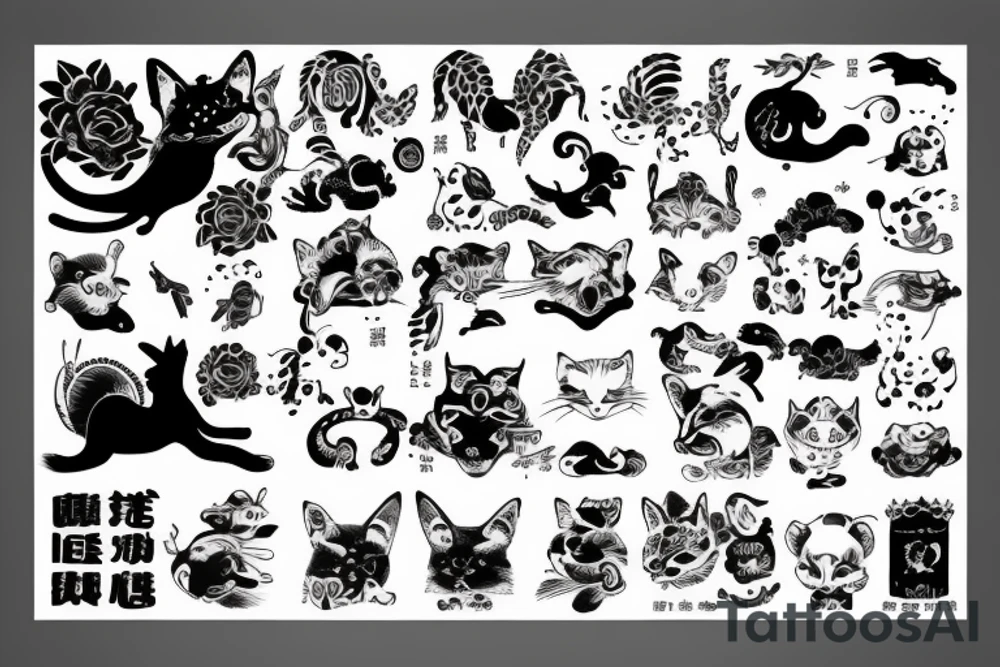 chinese animal tattoo idea