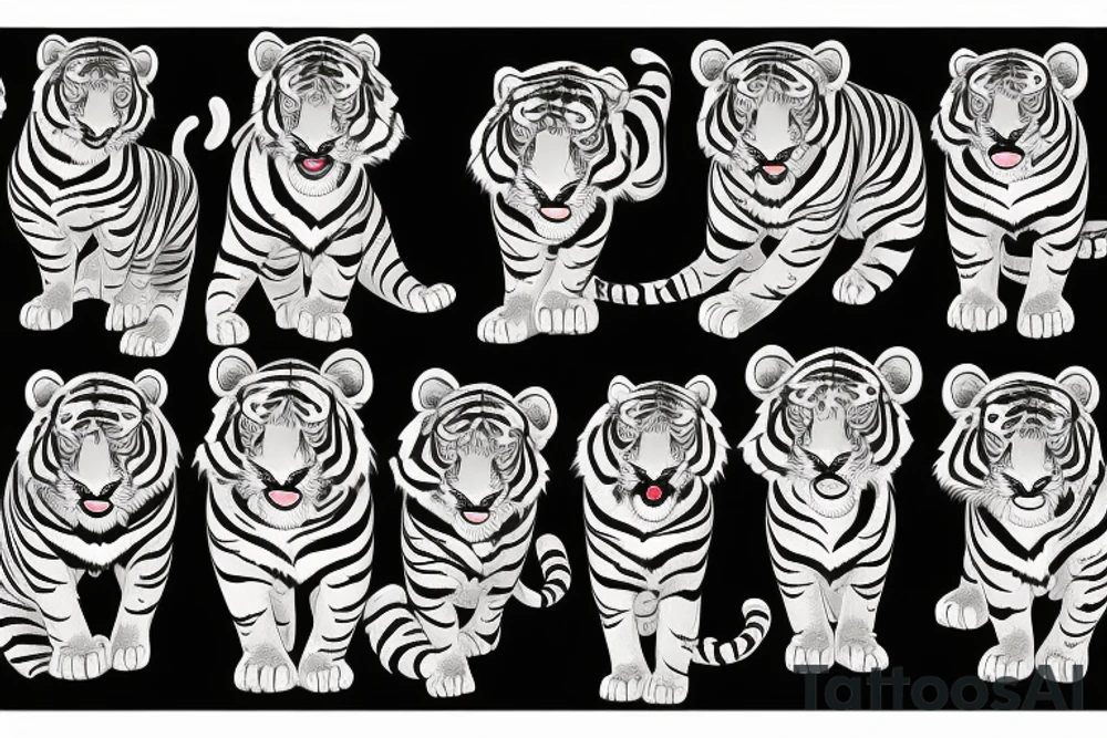 chinese tiger tattoo idea