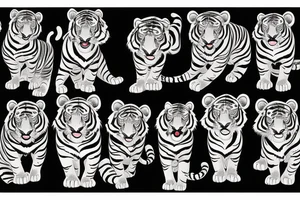 chinese tiger tattoo idea