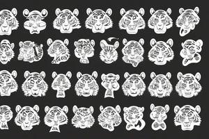 chinese tiger tattoo idea