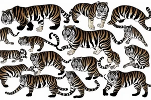 chinese tiger tattoo idea