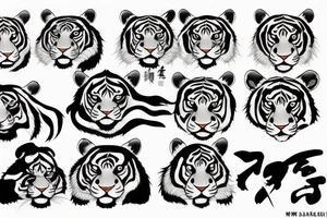chinese tiger tattoo idea