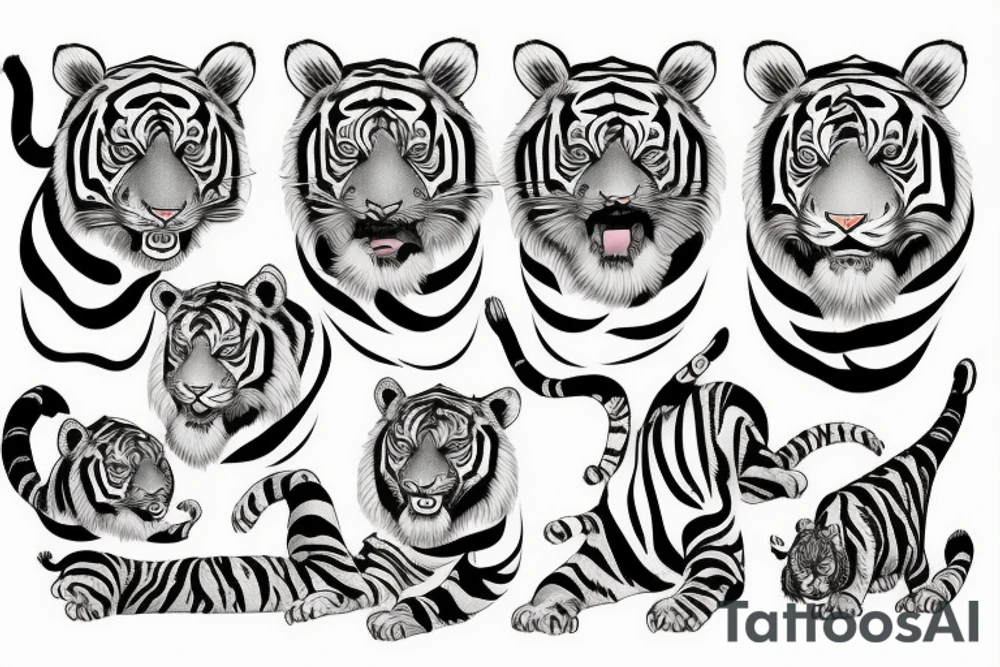 china tiger tattoo idea