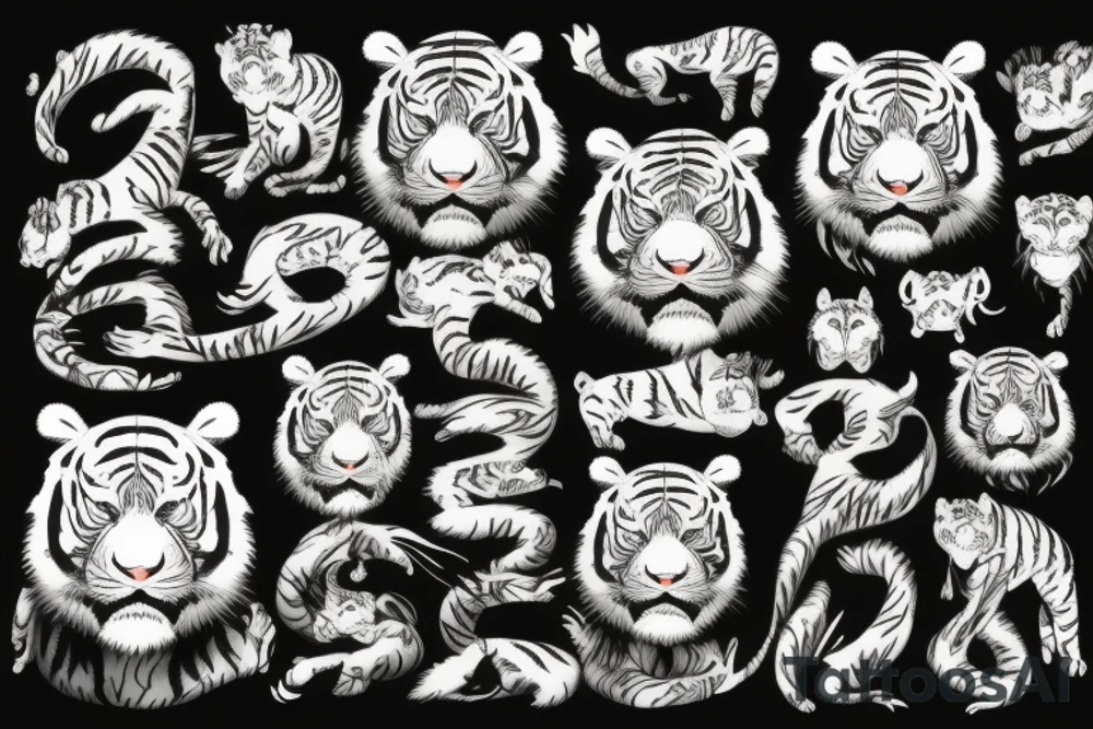 china tiger tattoo idea