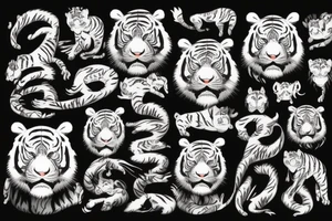 china tiger tattoo idea