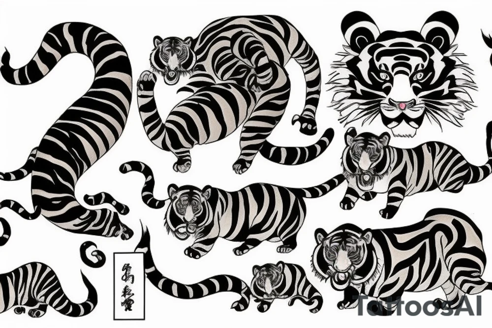 china tiger tattoo idea