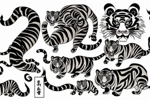 china tiger tattoo idea