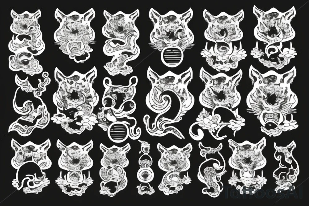 china tiger tattoo idea