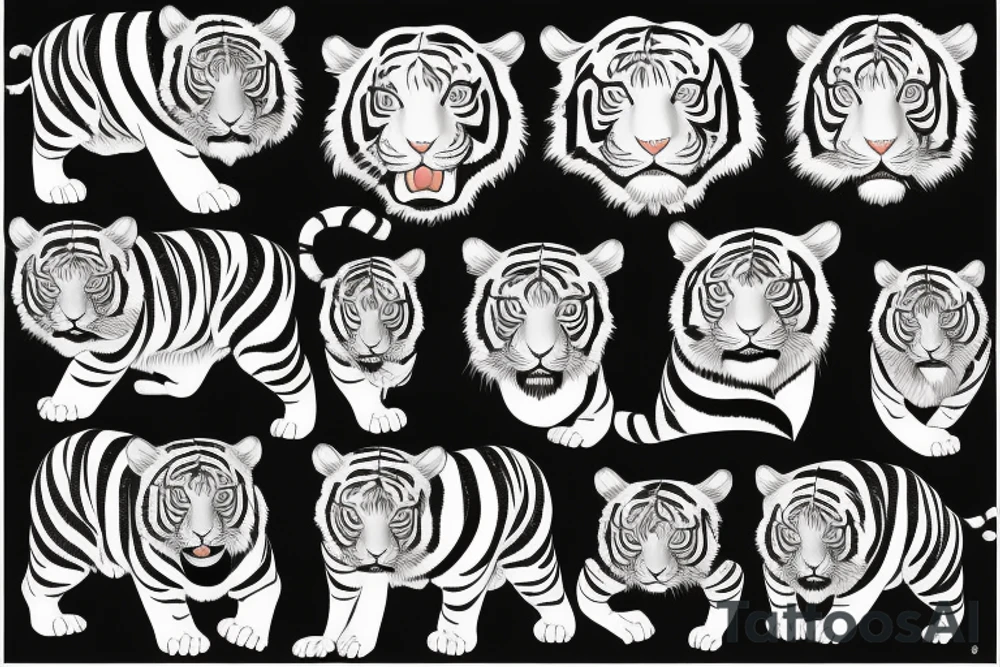 china tiger tattoo idea