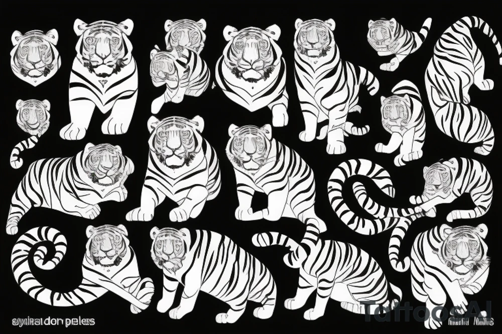 tiger tattoo idea