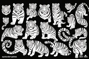 tiger tattoo idea