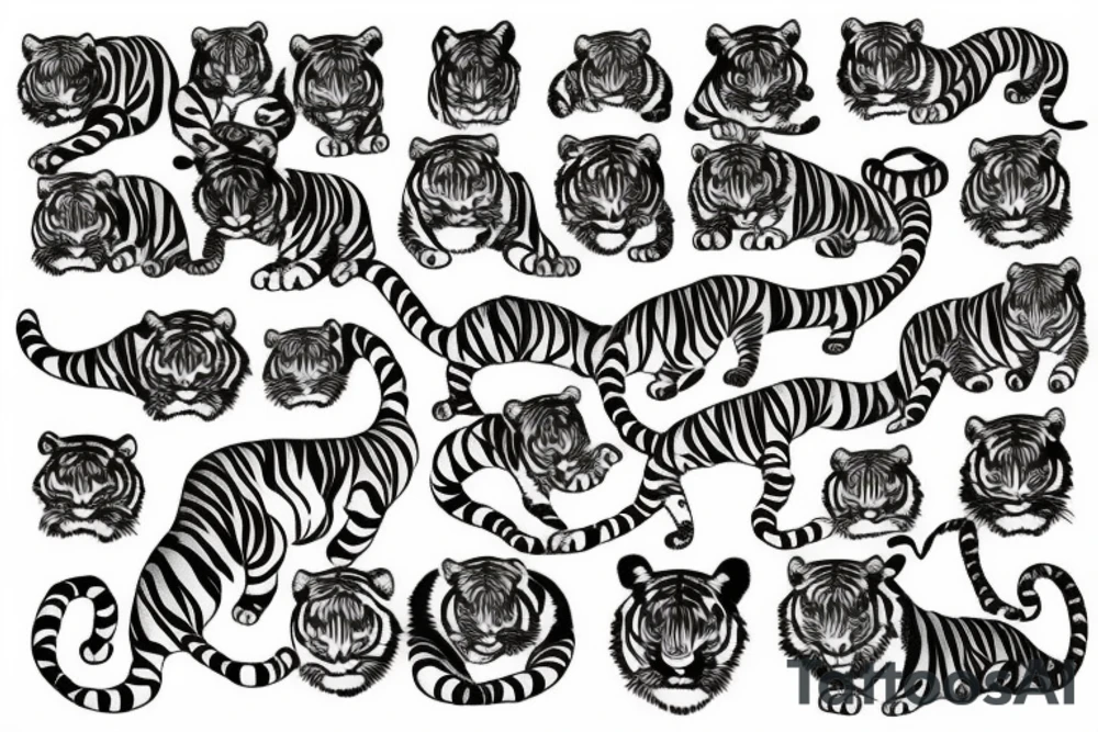 tiger tattoo idea