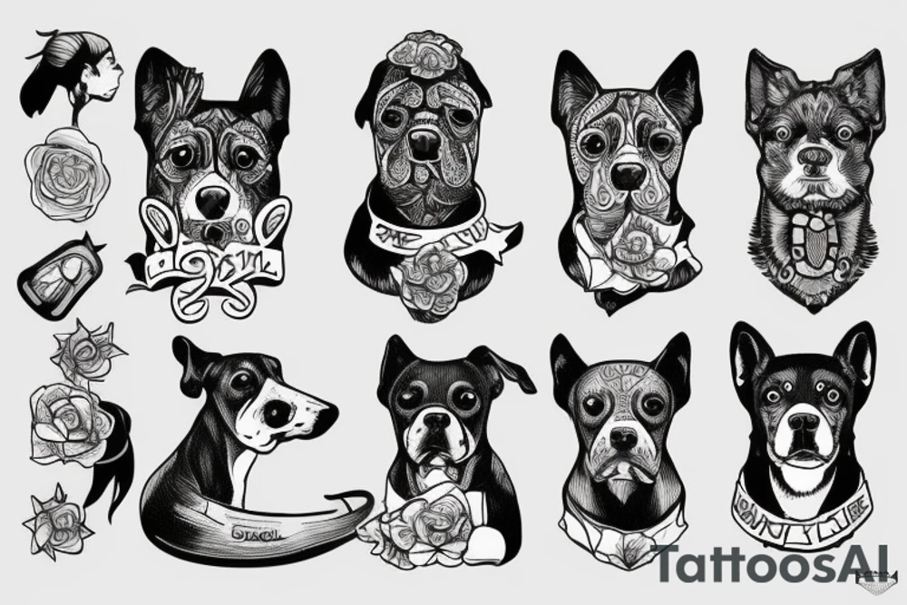 Erinnerung an Hund tattoo idea