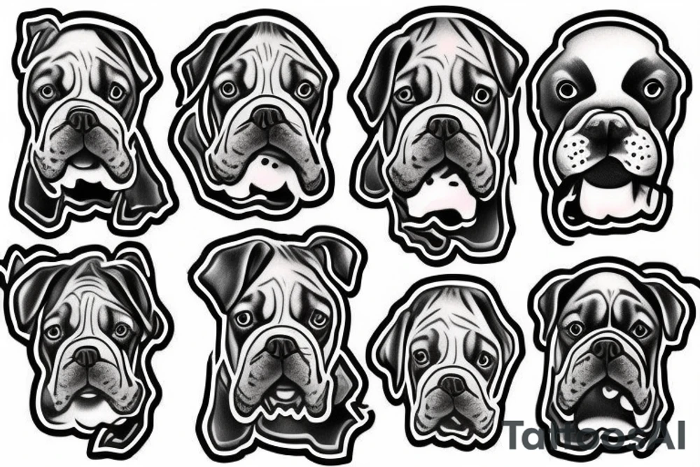 Französische bulldogge tattoo idea