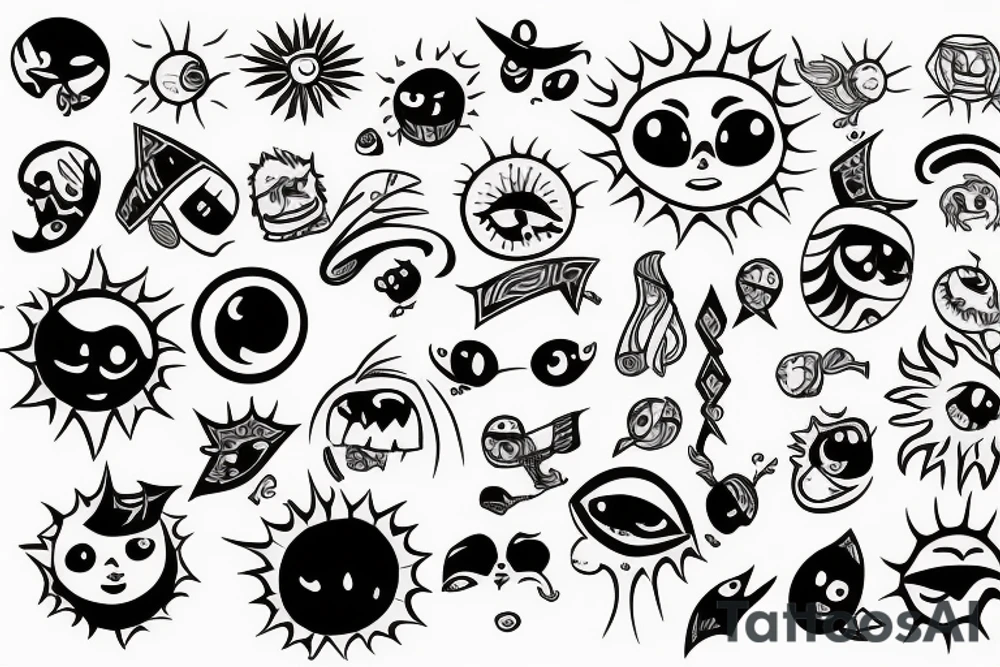 The Sun tattoo idea