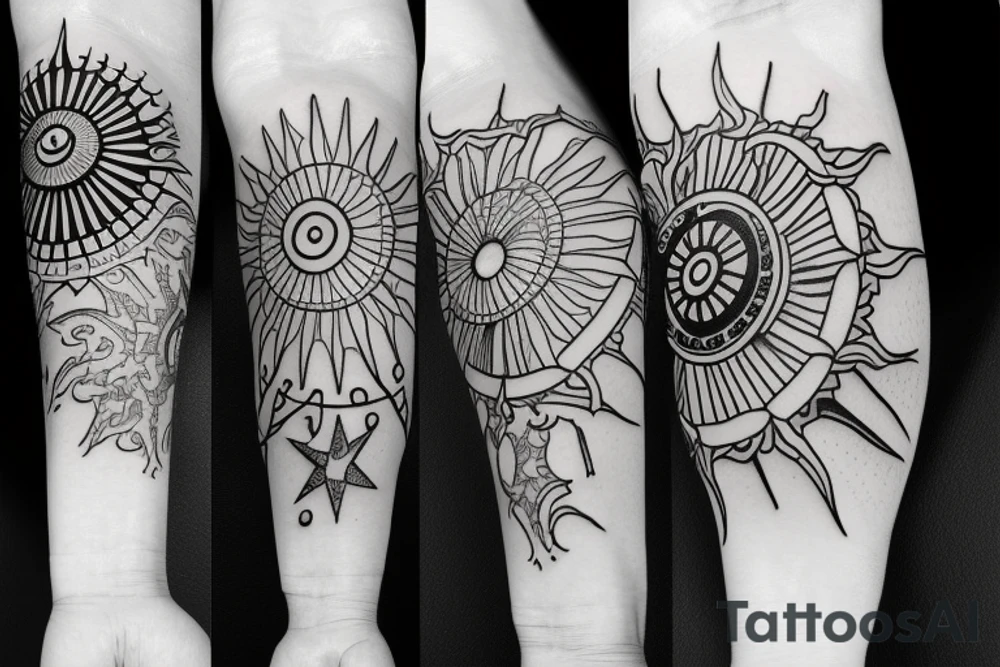 The Sun tattoo idea