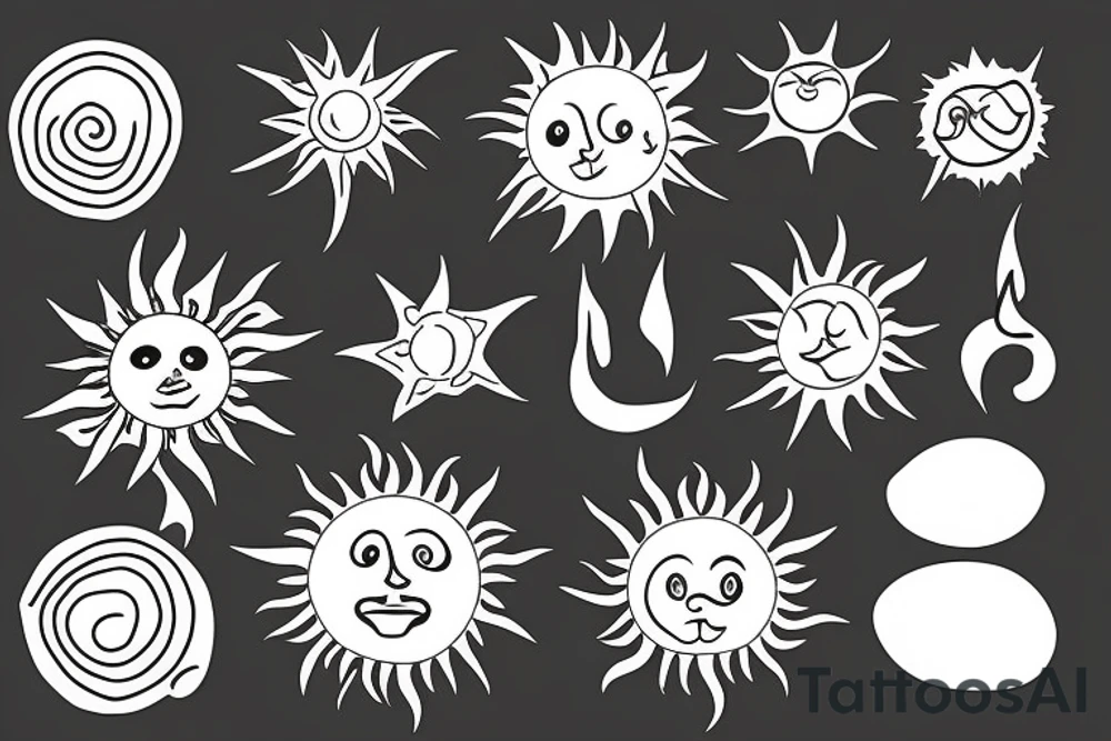 The Sun tattoo idea