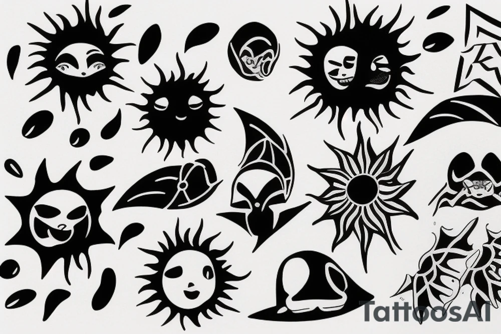 The Sun tattoo idea