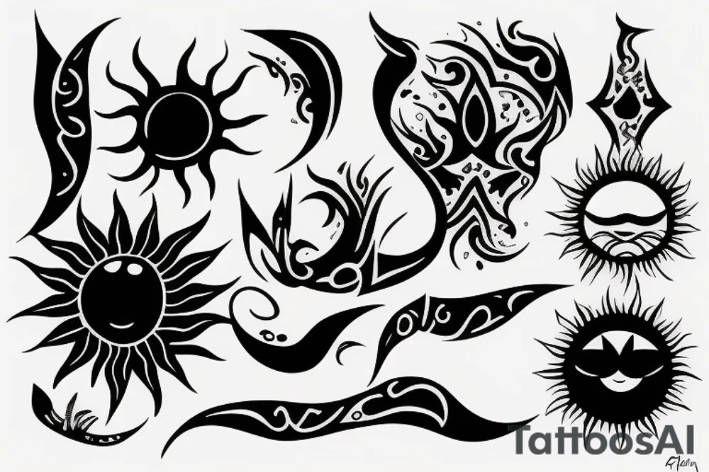 The Sun tattoo idea
