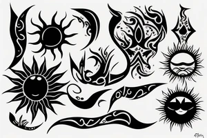 The Sun tattoo idea