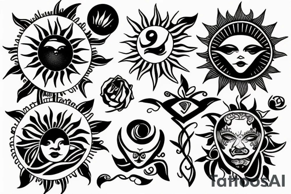 The Sun tattoo idea