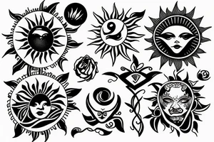 The Sun tattoo idea