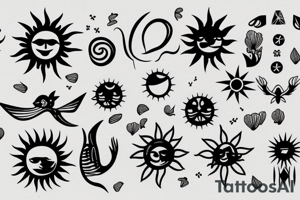 The Sun tattoo idea
