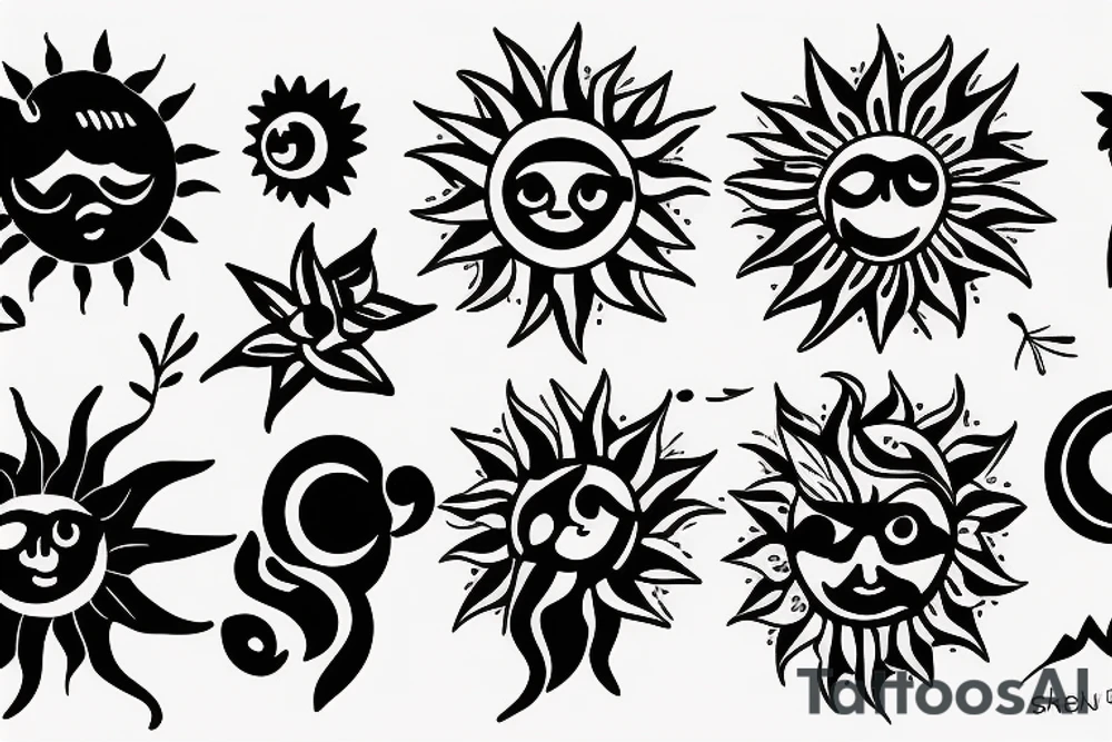 The Sun tattoo idea