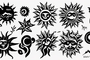 The Sun tattoo idea