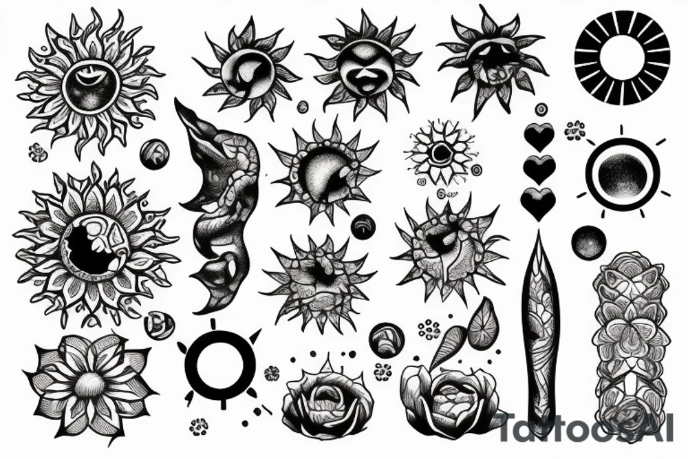 The Sun tattoo idea