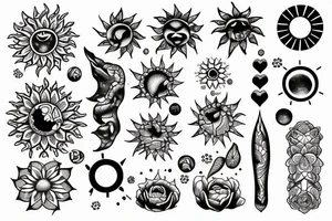 The Sun tattoo idea