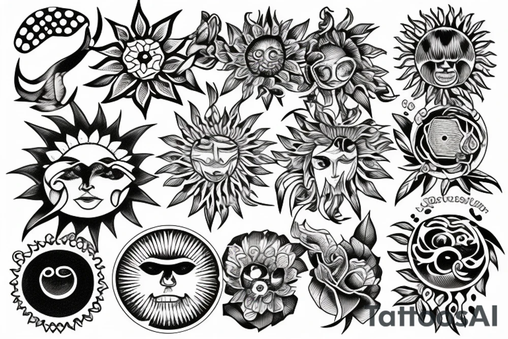 The Sun tattoo idea