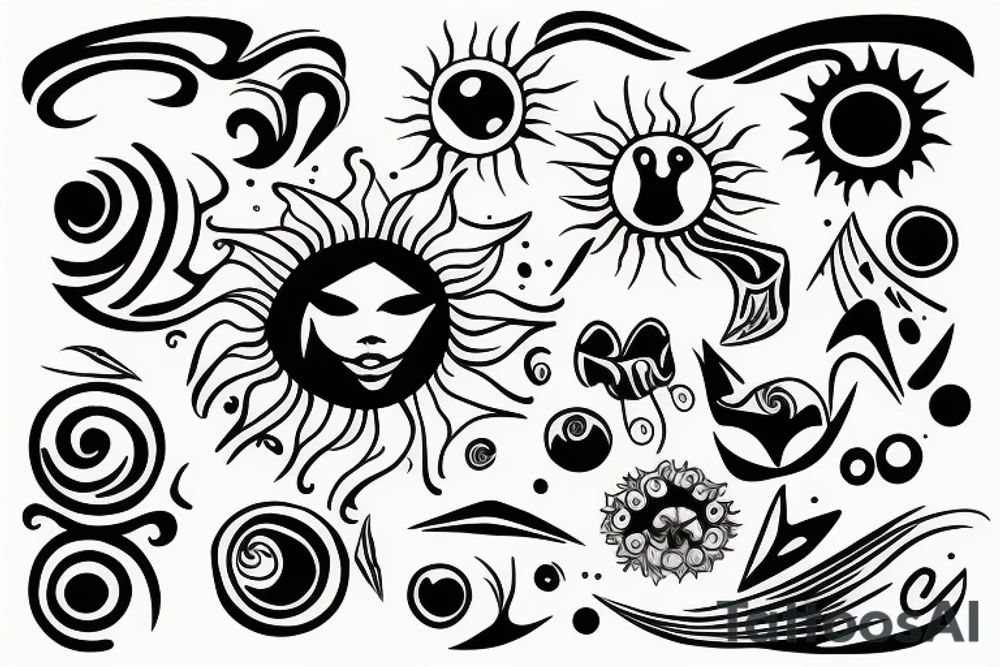The Sun tattoo idea