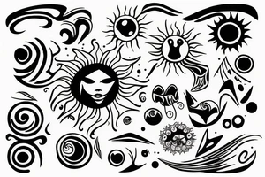The Sun tattoo idea