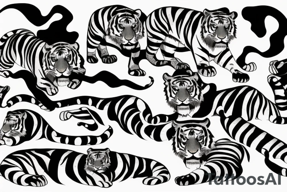 tiger tattoo idea