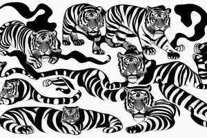 tiger tattoo idea